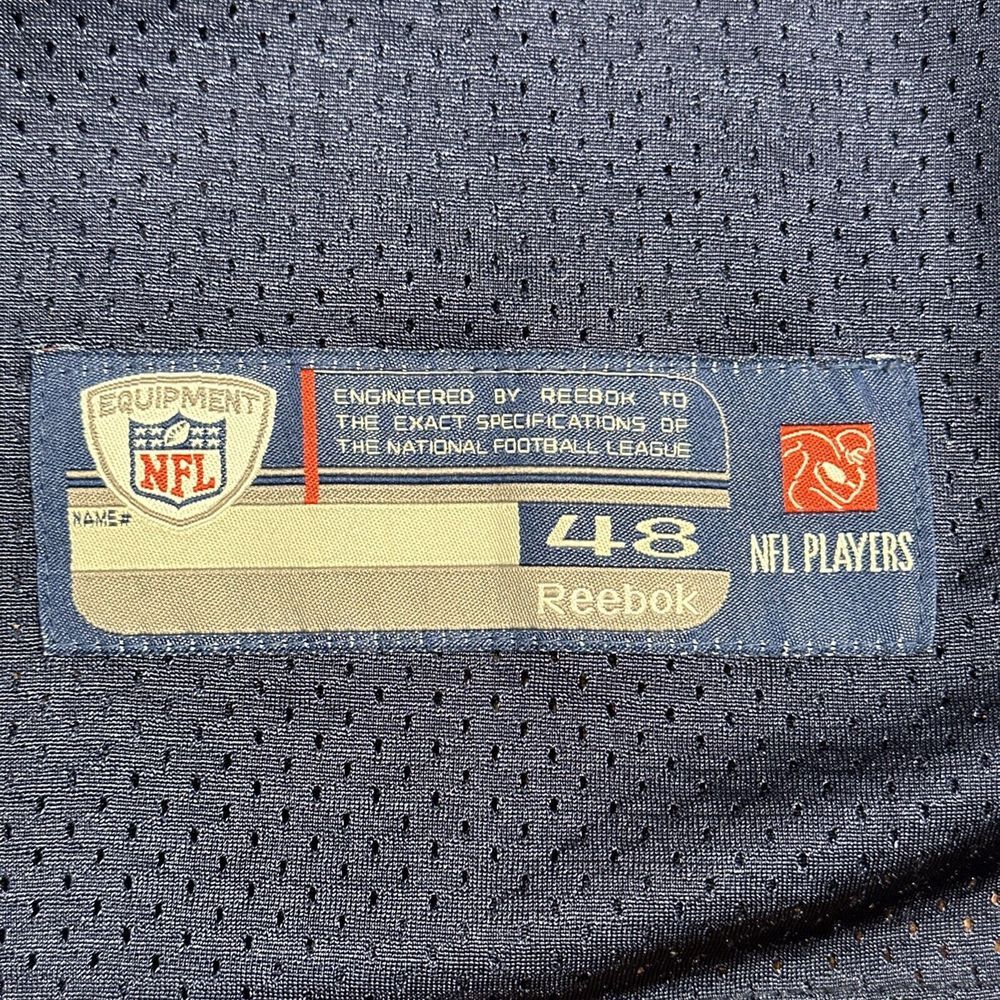 Jay Cutler Chicago Bears Jersey Size 48 Navy Orange Numbers Reebok On Field NFL - Picture 4 of 8
